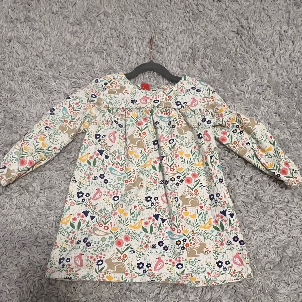 Bunnies and birds dress